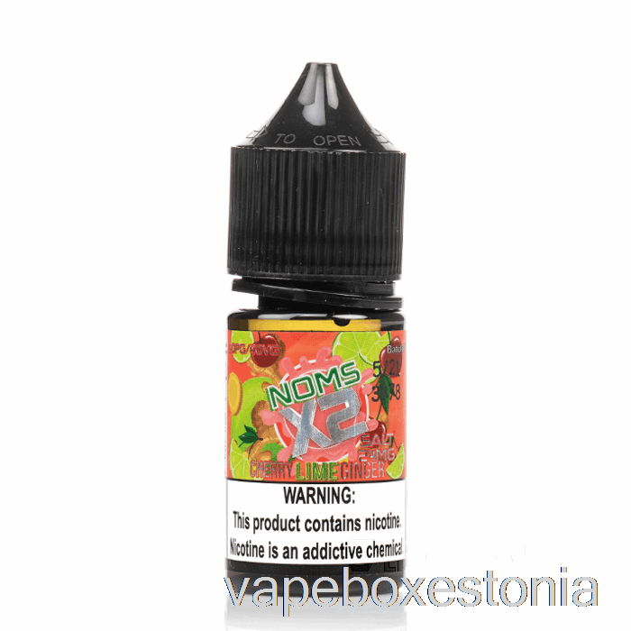 Vape Box Estonia Cherry Laimi Ingverisool - Nomenon E-vedelikud - 30ml 48mg